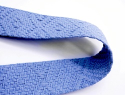 Manufacture 2 inch blue cotton webbing tapes for bag straps