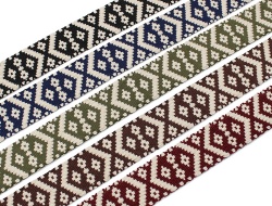 40mm woven cotton strap belts for bags