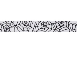 Custom 1 inch spider web printed jacquard trims