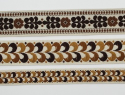 Bespoke 3cm 5cm tribal jacquard ribbon for bags garment