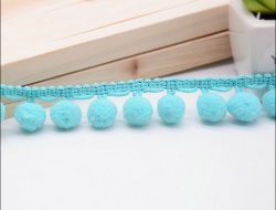 Pompom Lace Ribbon Ball Trim For Craft DIY Curtain Home Decorative Clothes Sewing Accessories